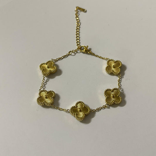 Gold-Clover Bracelet